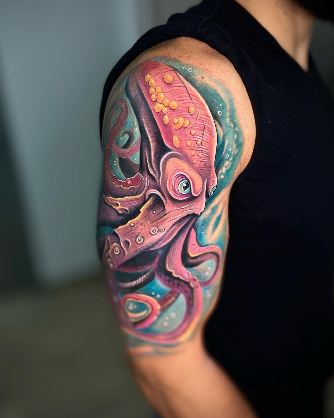 Hyper-Real Eye — COLOR Realism ARM tattoo by Cristian Pacheco Madrid